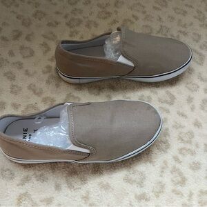 Janie and Jack Brown Slip-On Loafers (size 2)